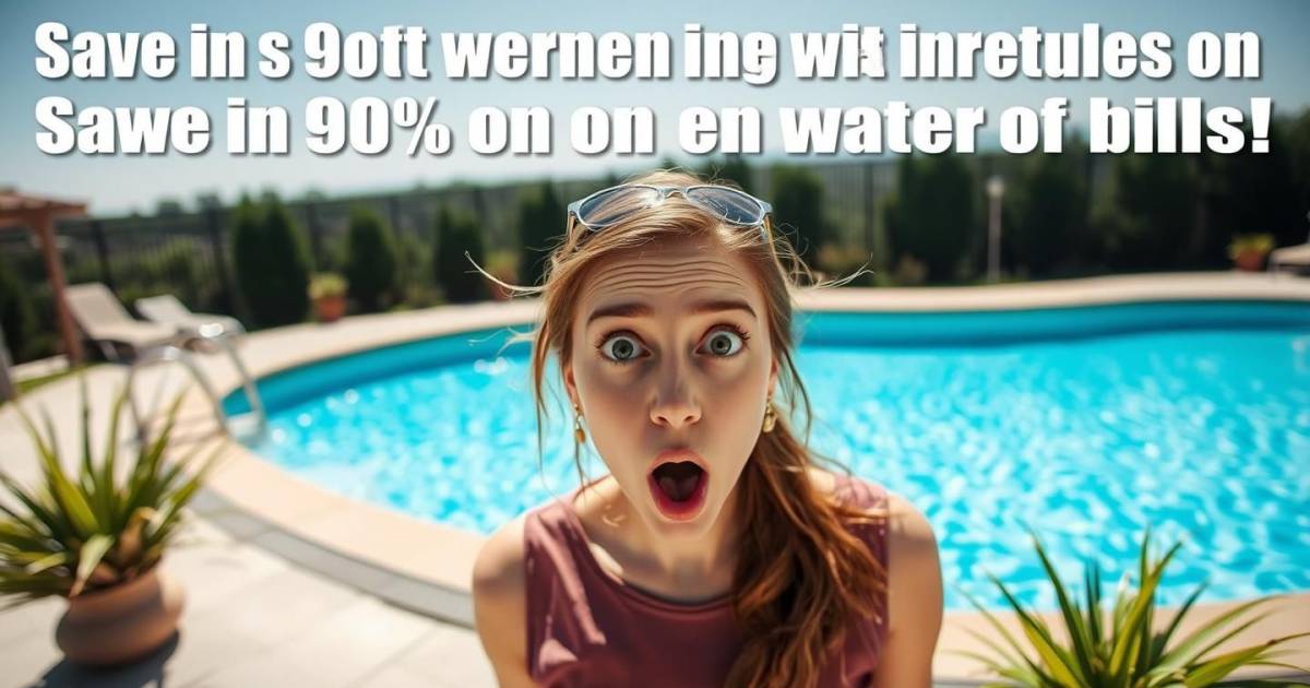 ALERTE : Cette nouvelle méthode d'entretien de piscine fait économiser 90% sur votre facture d'eau (et les piscinistes la détestent !)