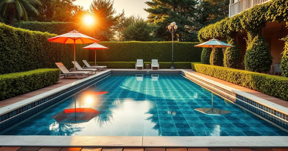plongez dans l'élégance vintage : les piscines extérieures pour revisiter votre jardin