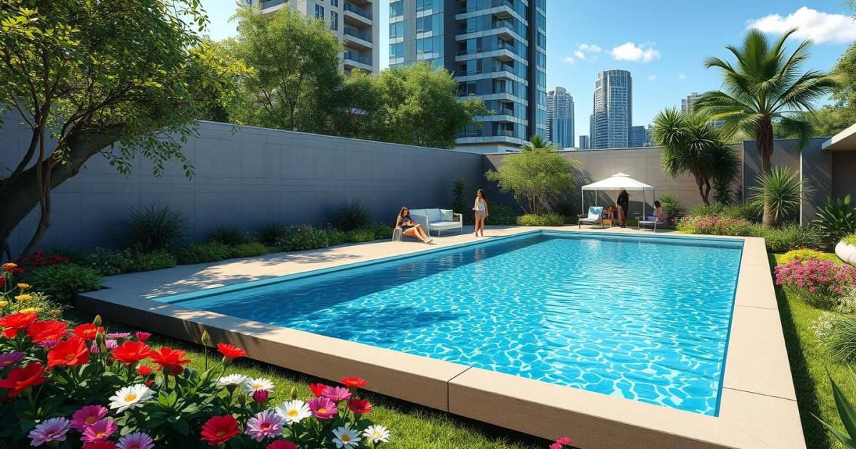 Les piscines flottantes : La nouvelle tendance écologique qui révolutionne les jardins urbains