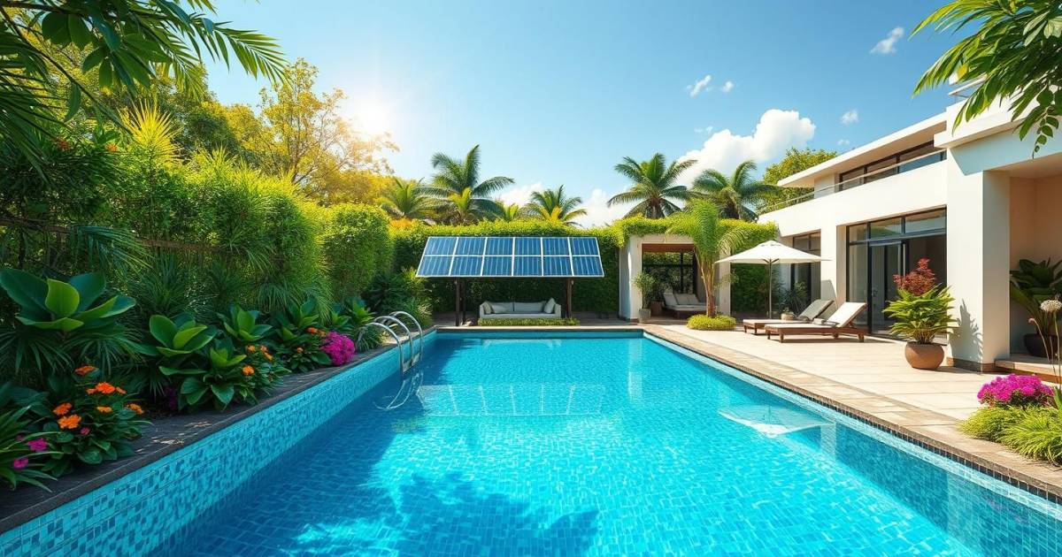 Les piscines à énergie solaire autonomes : la révolution écologique du bien-être aquatique