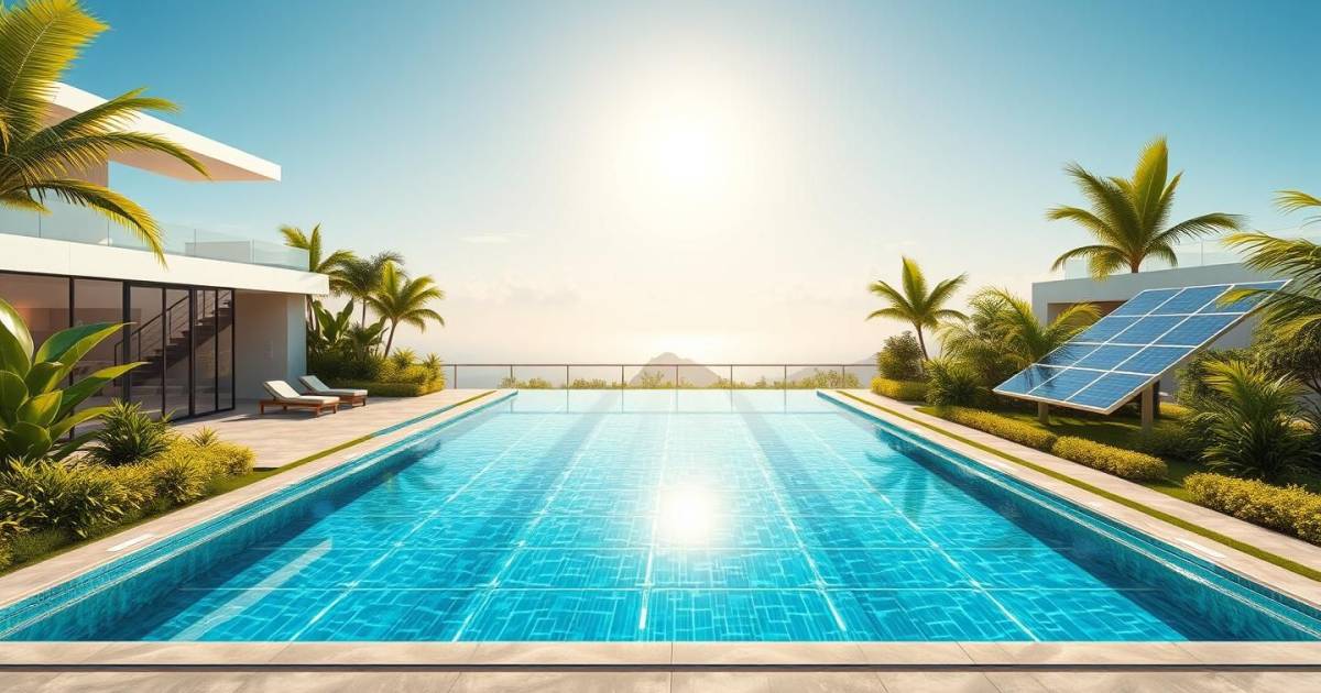 Les piscines à énergie solaire intégrée : la nouvelle tendance écologique qui révolutionne les bassins en 2025