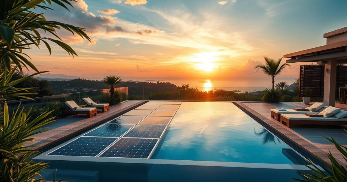 Les piscines à énergie solaire : la nouvelle tendance écologique qui révolutionne la baignade en 2025