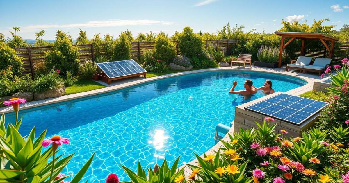 Les piscines à énergie solaire : la nouvelle tendance écologique qui révolutionne nos jardins en 2025