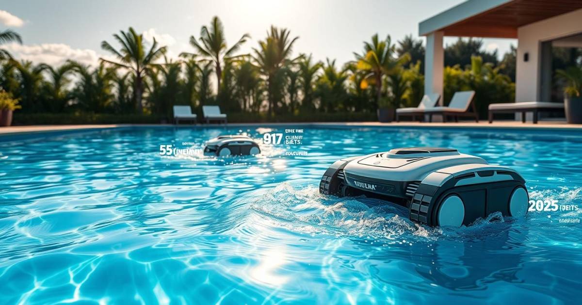 Les robots nettoyeurs de piscine connectés en 2025 : une révolution pour l'entretien aquatique